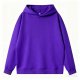 Men's Purple Hooded Sweatshirt - Oversized Casual Hoodie