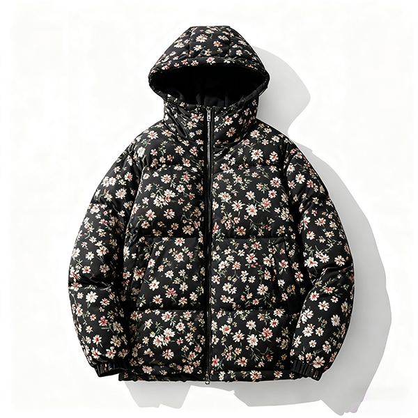 Men's Autumn Winter Thickened Thermal Parka - Warm Hooded Cotton-Padded Outdoor Casual Loose Jacket