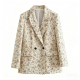 Autumn Slim-Fit Women's V-Neck Blazer - Fashion Office Commute Daily Suit Jacket