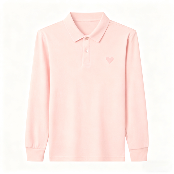 Anti-Wrinkle Comfortable Men's Polo - Long Sleeve Lapel Collar Casual Work Daily Shirt