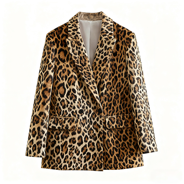 Slim-Fit V-Neck Women's Blazer - Autumn Fashion Office Daily Commute Suit Jacket